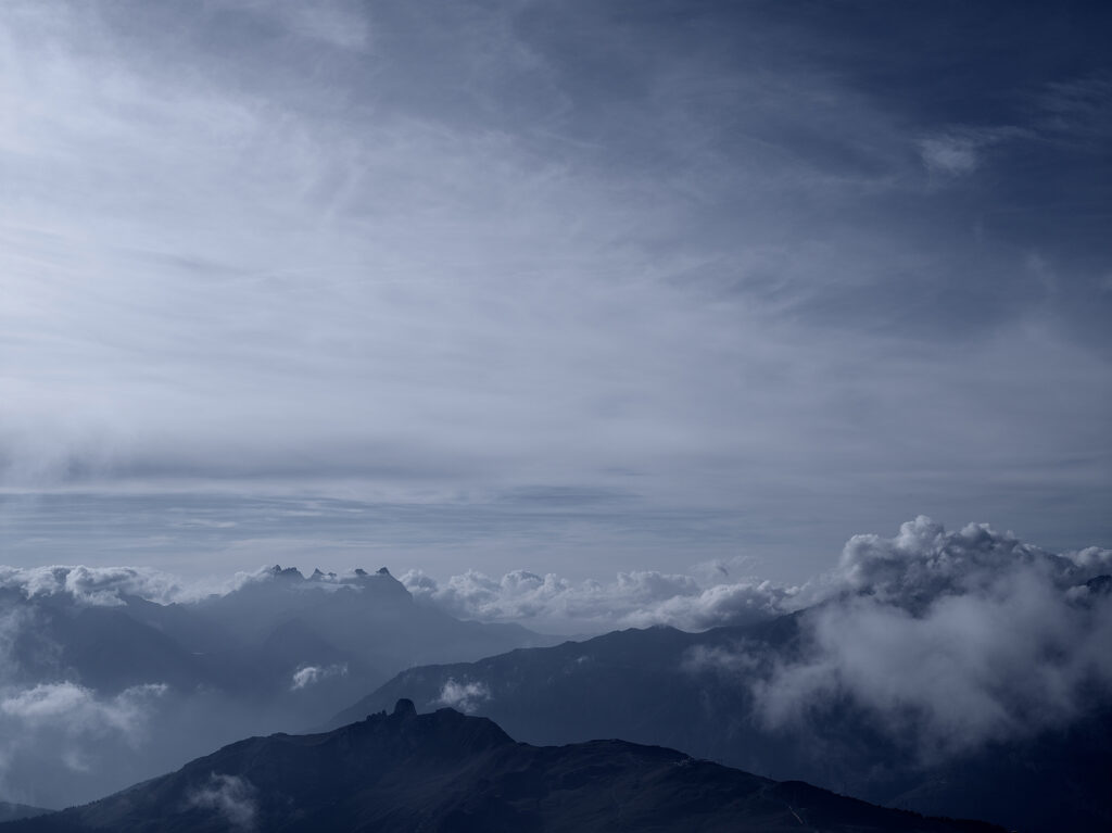 Photographie nature outdoor – vue sur dents du midi – Verbier Suisse