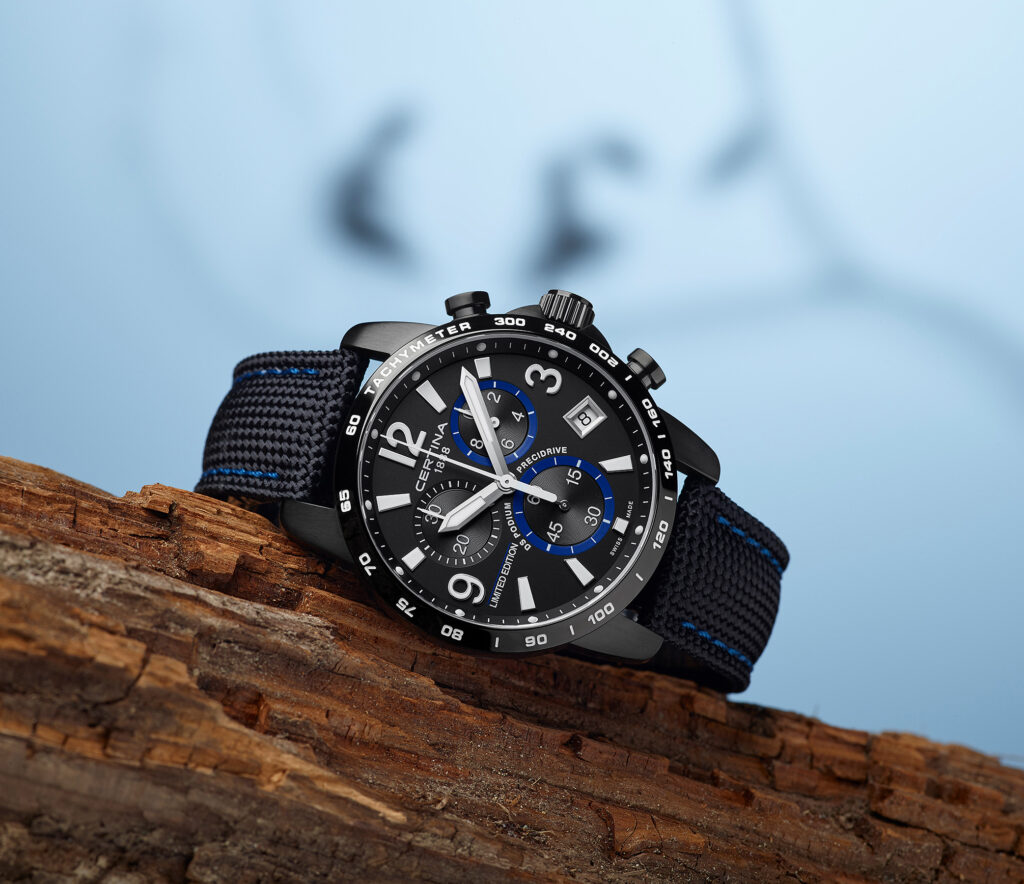Photographie horlogerie – Certina DS– studio Lausanne Suisse