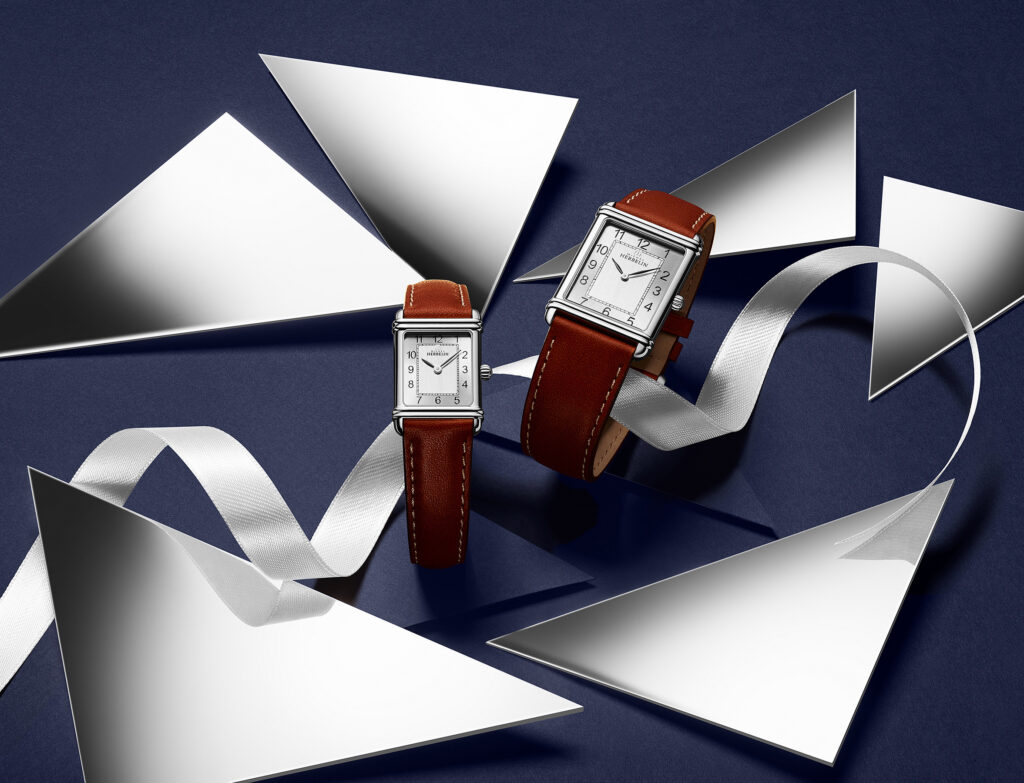 Photographie horlogerie – herbelin duo art deco – studio Lausanne Suisse