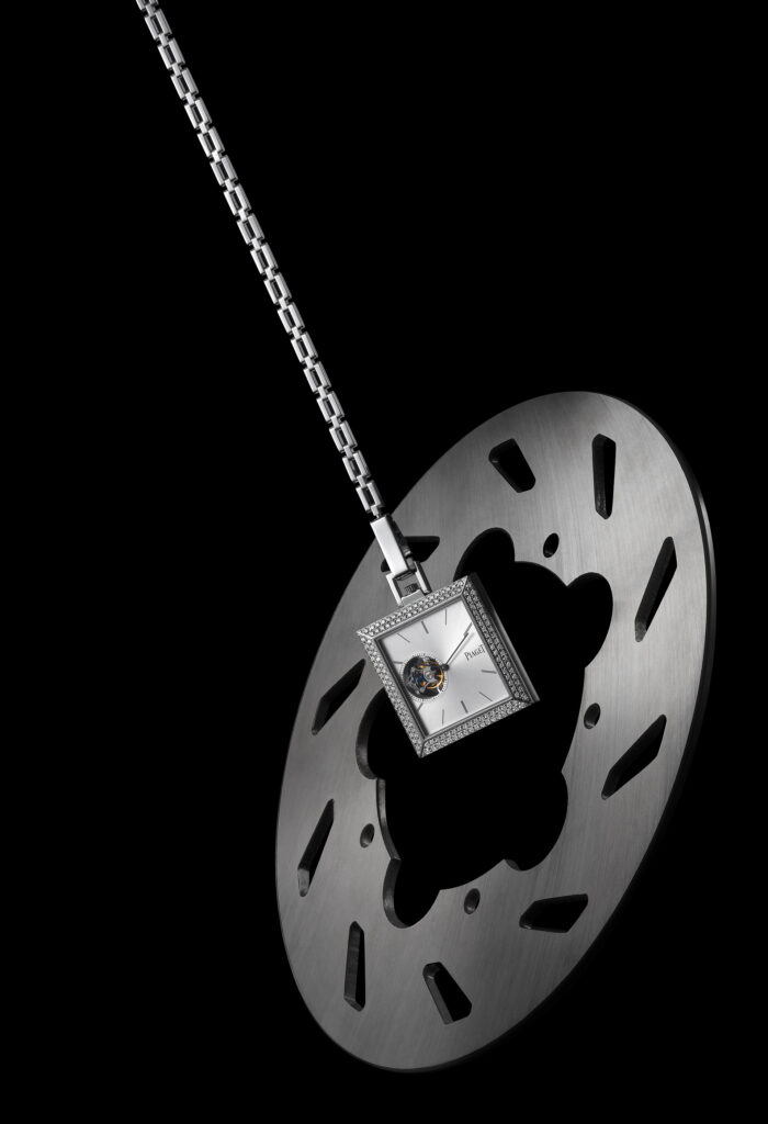 Photographie horlogerie – art - piaget poche - pocket watch - disk brake – studio Lausanne Suisse