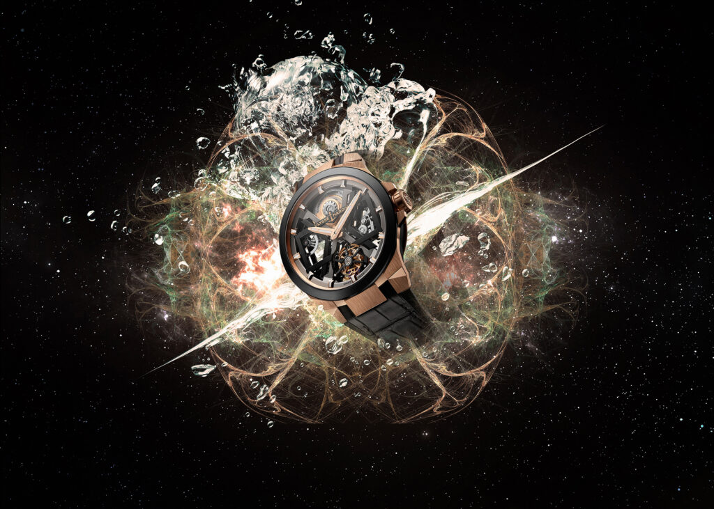 Photographie horlogerie – ulysse nardin photographie sur illustration – studio Lausanne Suisse